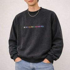 VTG Scotland Embroidered Crew