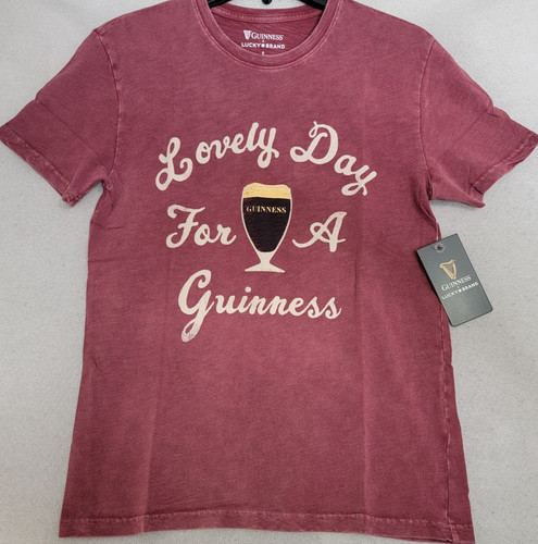 Lucky brand guinness shirt - brand,